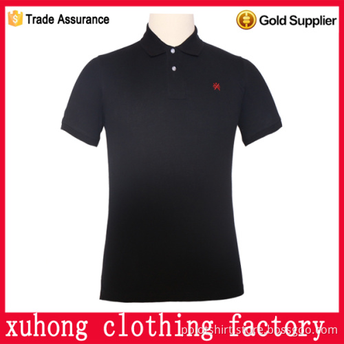 Custom branded double mercerized cotton polo shirt for retail
